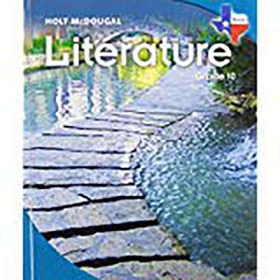 Book cover of Texas Holt McDougal Literature, Grade 10