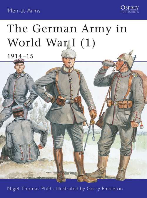 Book cover of The German Army in World War I