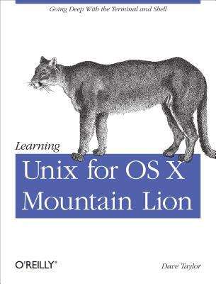 Book cover of Learning Unix for OS X Mountain Lion