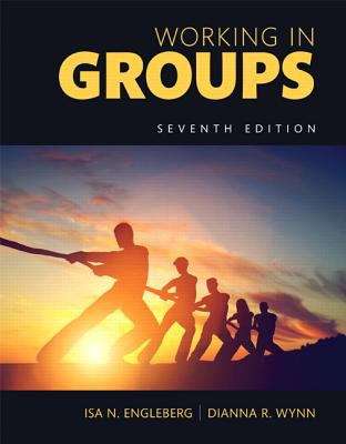 Book cover of Working in Groups: Communication Principles and Strategies (Seventh Edition)