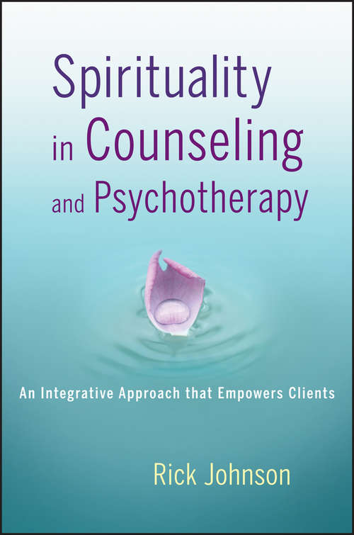 Book cover of Spirituality in Counseling and Psychotherapy