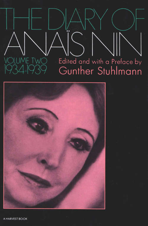 Book cover of Diary Of Anaïs Nin Volume 2 1934-1939