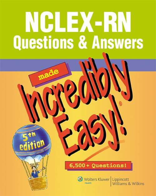 Book cover of NCLEX-RN Questions and Answers (5th Edition)