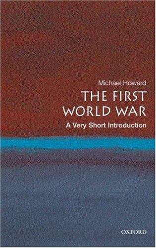 Book cover of The First World War: A Very Short Introduction