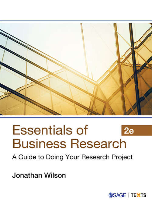Book cover of Essentials of Business Research: A Guide to Doing Your Research Project