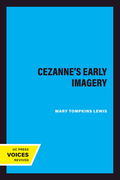 Book cover of Cezanne's Early Imagery