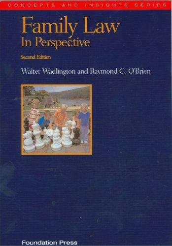 Book cover of Family Law in Perspective (Second Edition)