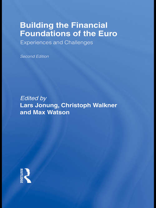 Book cover of Building the Financial Foundations of the Euro