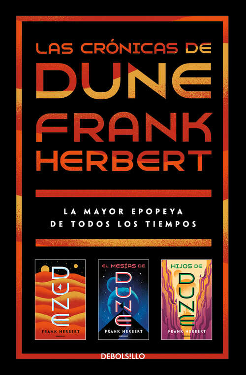 Book cover of DUNE (pack con: Dune | El mesías de Dune | Hijos de Dune)