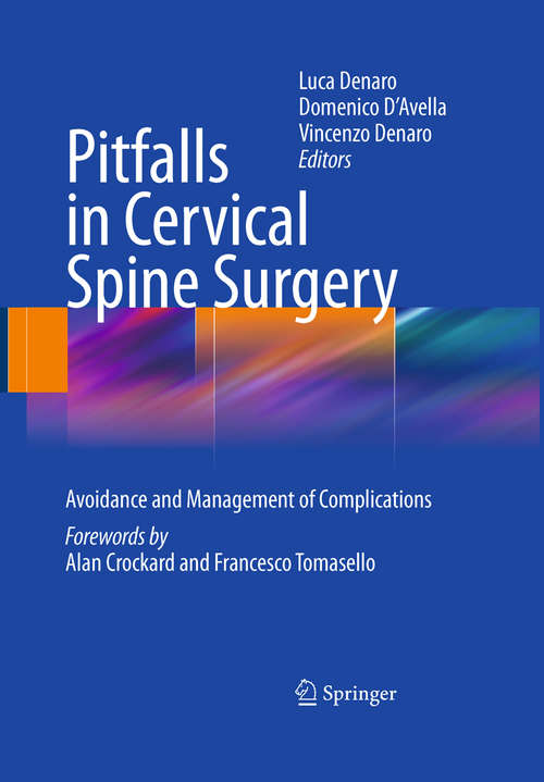 Book cover of Pitfalls in Cervical Spine Surgery