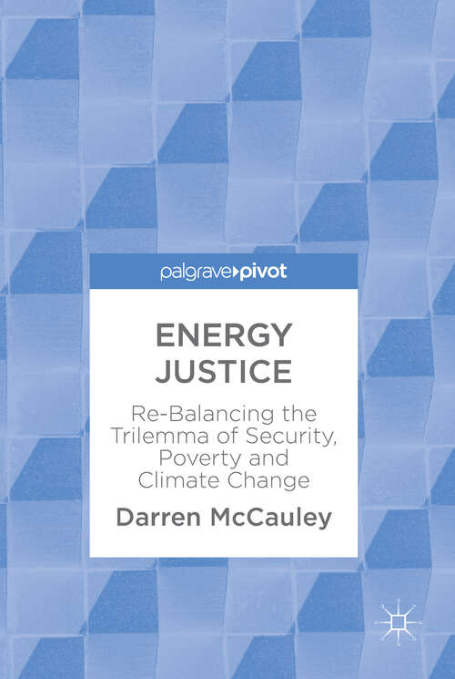 Book cover of Energy Justice