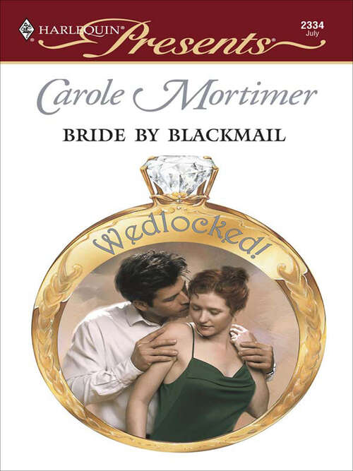 Book cover of Bride by Blackmail (Wedlocked! #60)