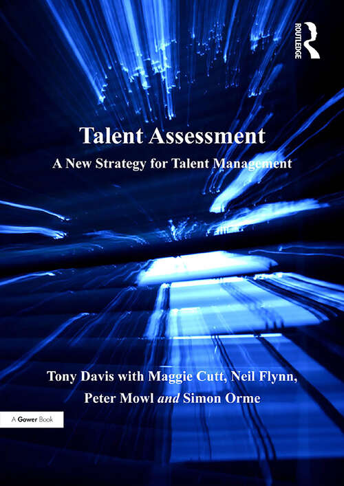 Book cover of Talent Assessment: A New Strategy for Talent Management (1)