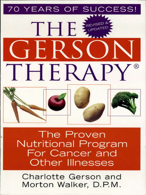 Book cover of The Gerson Therapy