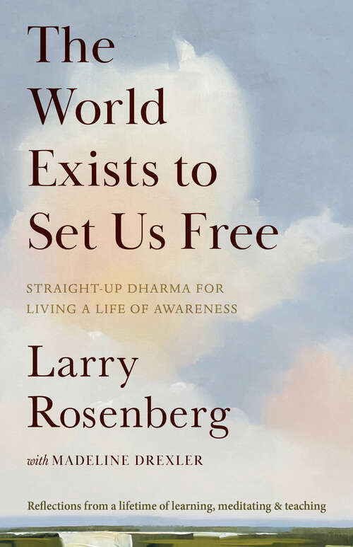 Book cover of The World Exists to Set Us Free: Straight-Up Dharma for Living a Life of Awareness