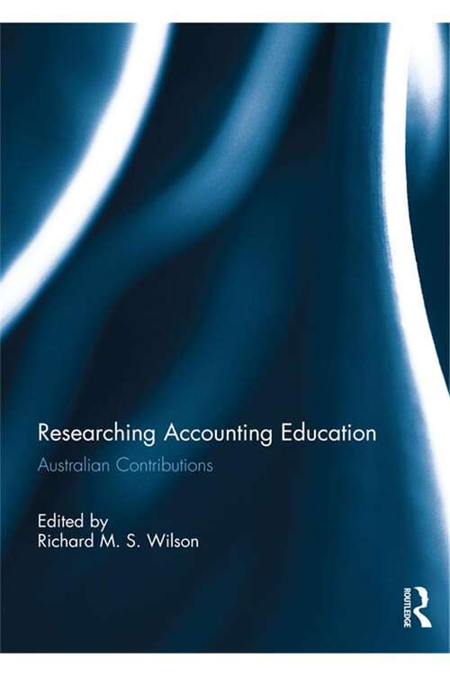 Book cover of Researching Accounting Education: Australian Contributions