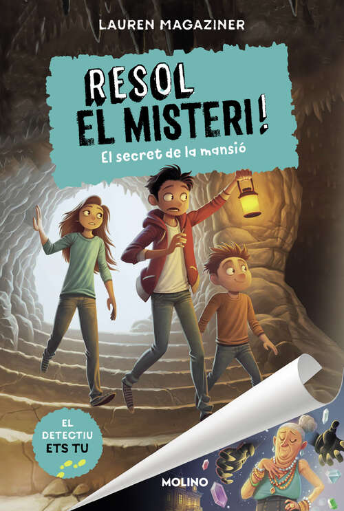 Book cover of Resol el misteri! 1 - El secret de la mansió (Resol el misteri!: Volumen 1)