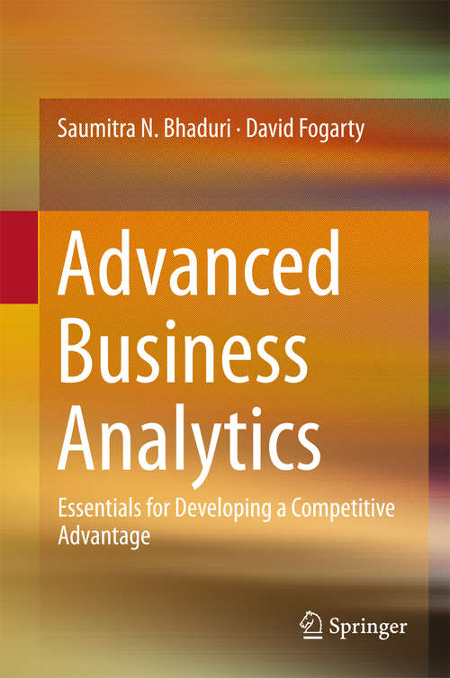 Book cover of Advanced Business Analytics
