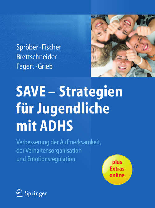 Book cover of SAVE - Strategien für Jugendliche mit ADHS