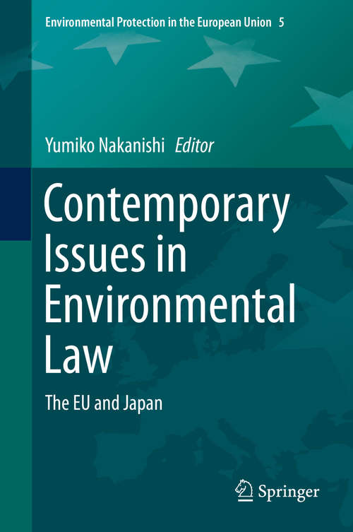 Book cover of Contemporary Issues in Environmental Law