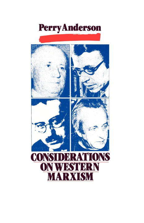 Book cover of Considerations on Western Marxism