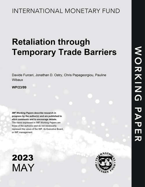 Book cover of Retaliation through Temporary Trade Barriers