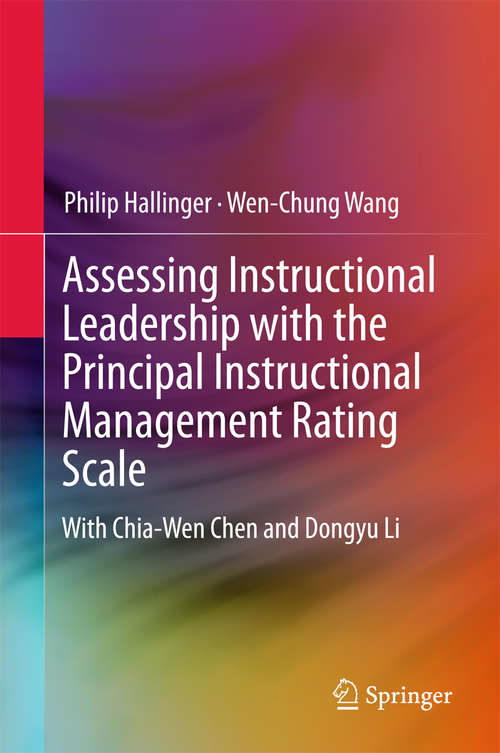 Assessing Instructional Leadership with the Principal Instructional Management Rating Scale (SpringerBriefs in Education)