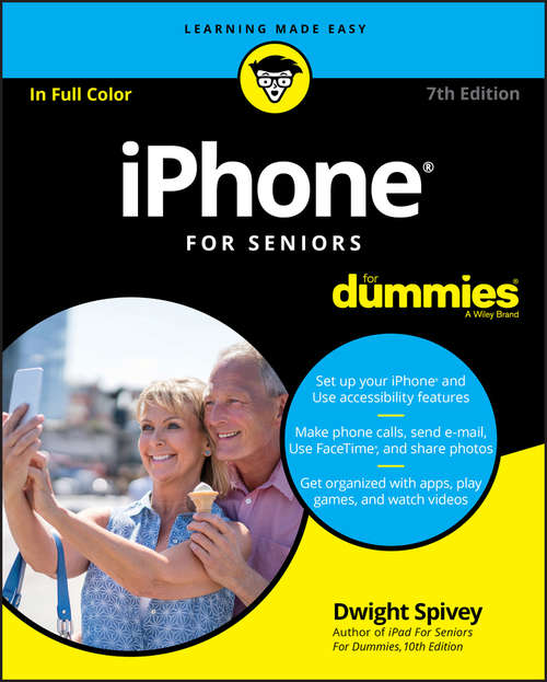 Book cover of iPhone For Seniors For Dummies