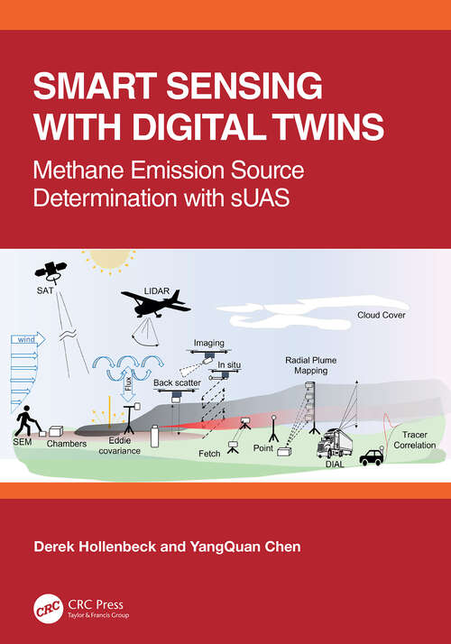 Book cover of Smart Sensing with Digital Twins: Methane Emission Source Determination with sUAS (1) (Fractional Order Thinking in Exploring the Frontiers of STEM)
