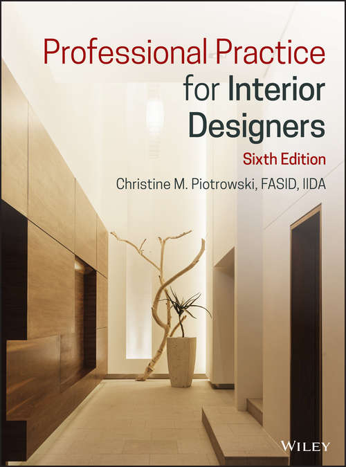 Book cover of Professional Practice for Interior Designers (6)