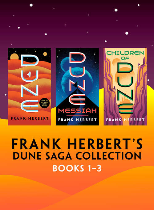 Book cover of Frank Herbert's Dune Saga Collection: Books 1-3 (Dune)