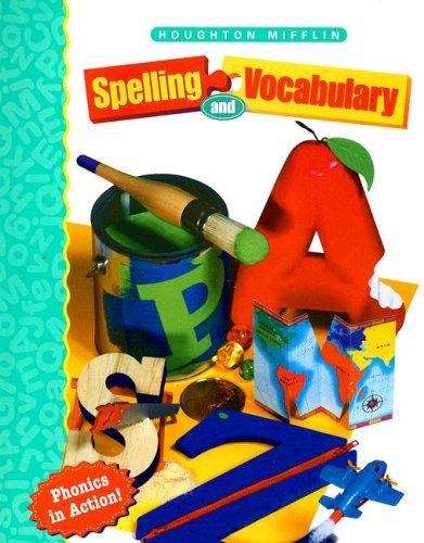 Houghton Mifflin Spelling and Vocabulary (Grade #1)