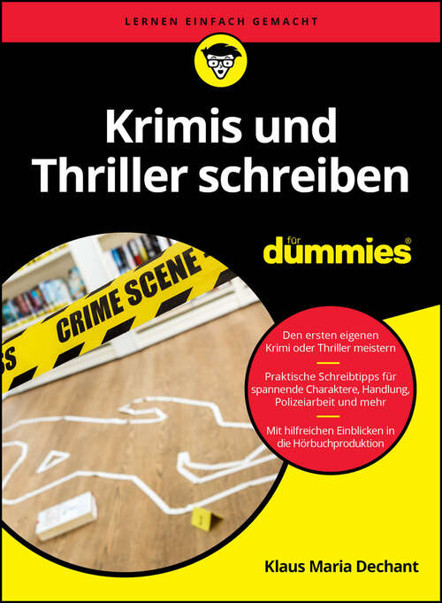 Book cover of Krimis und Thriller schreiben für Dummies (Für Dummies)