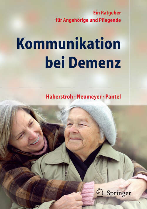 Book cover of Kommunikation bei Demenz