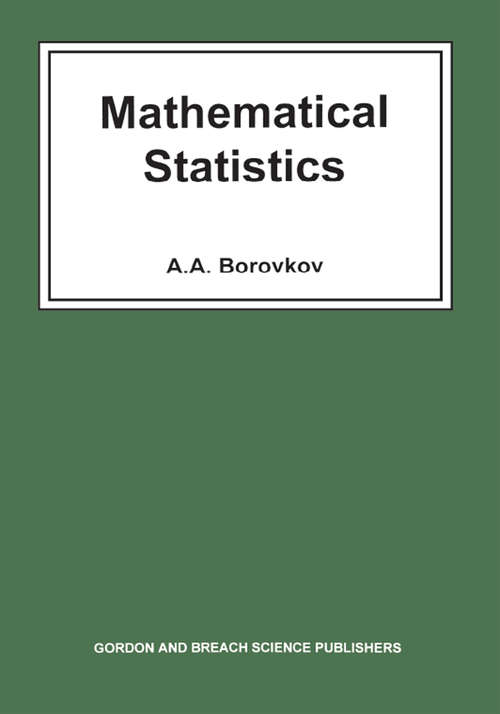 Book cover of Mathematical Statistics (Selected Translations On Mathematical Statistics And Probability Ser.: Vol. 2)