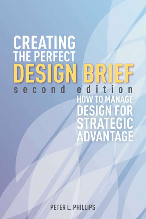 Book cover of Creating the Perfect Design Brief