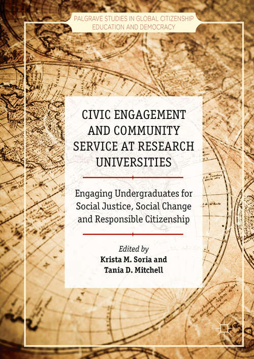 Book cover of Civic Engagement and Community Service at Research Universities
