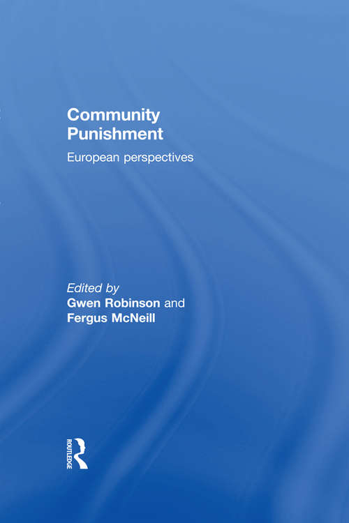 Community Punishment: European perspectives