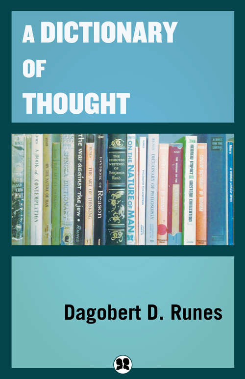 Book cover of A Dictionary of Thought