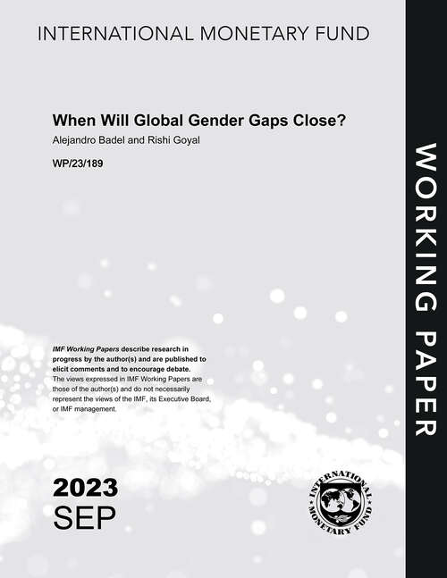 Book cover of When Will Global Gender Gaps Close? (Imf Working Papers)
