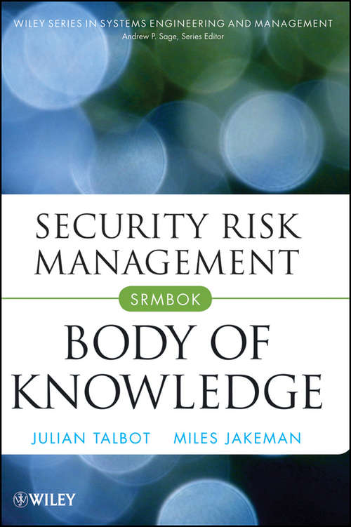 Book cover of Security Risk Management Body of Knowledge
