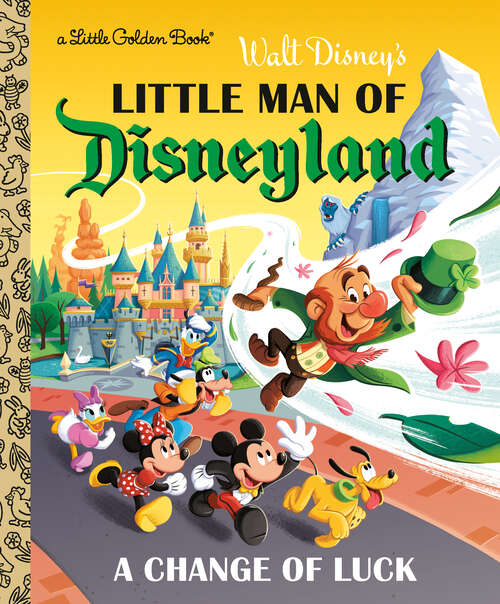 Book cover of Little Man of Disneyland: A Change of Luck (Little Golden Book)