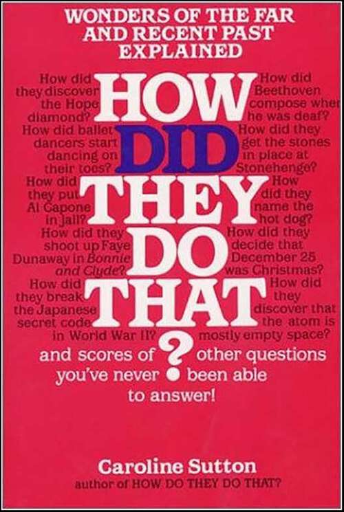 Book cover of How Did They Do That?