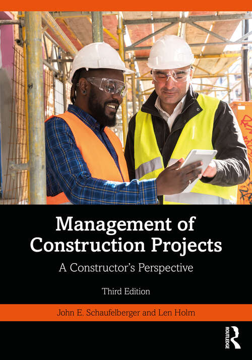 Book cover of Management of Construction Projects: A Constructor's Perspective