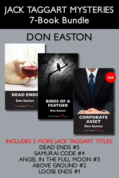 Book cover of Jack Taggart Mysteries 7-Book Bundle: Corporate Asset / Birds of a Feather / Dead Ends / and more