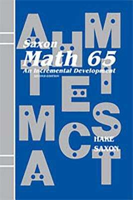 Math 65 An Incremental Development, Second Edition
