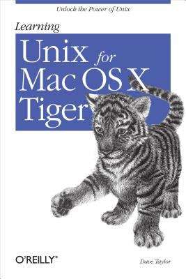 Book cover of Learning Unix for Mac OS X Tiger