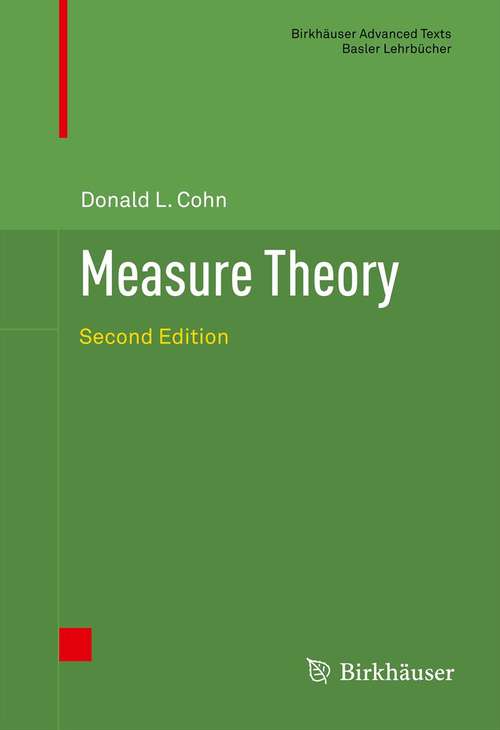 Book cover of Measure Theory: Second Edition