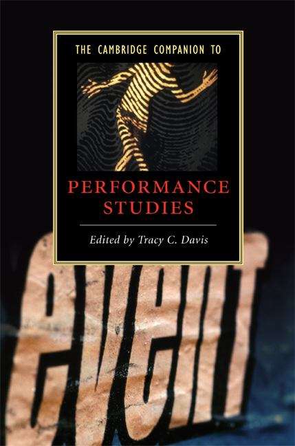 Book cover of The Cambridge Companion to Performance Studies