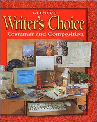 Book cover of Glencoe Writer's Choice: Grammar and Composition (Grade #7)